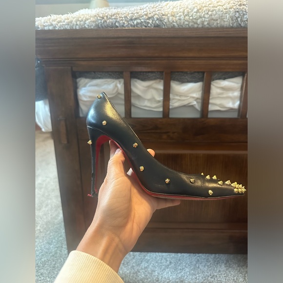 Gold Degraspike Christian Louboutin Spike heels - Picture 14 of 16